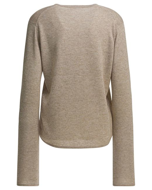 Auralee Natural Cashmere Crewneck Sweater