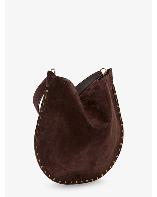 Isabel Marant Brown Oskan Hobo Suede Shoulder Bag