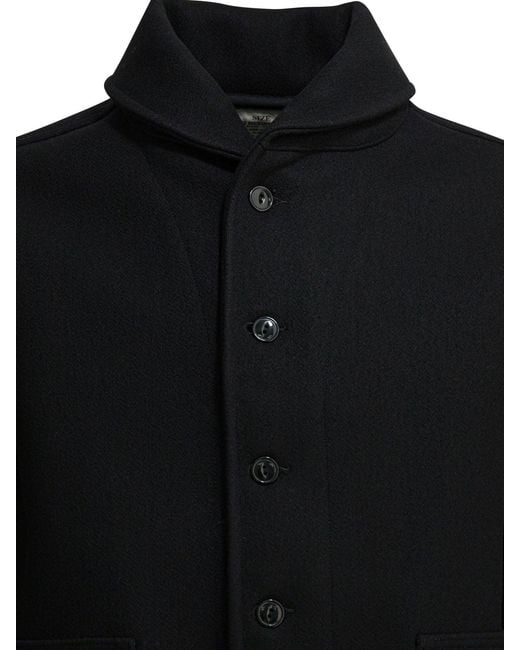 Buzz Rickson's Black Wool Bomber Jacket