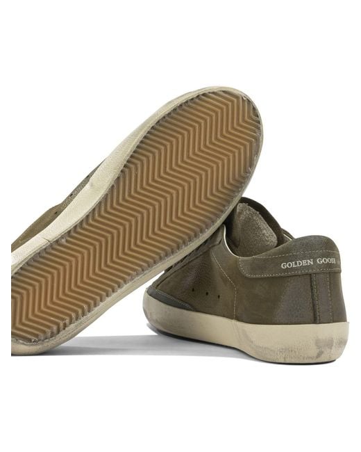 Golden Goose Deluxe Brand Green "Super-Star" Sneakers for men