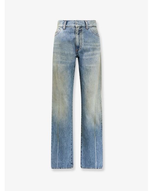 MM6 by Maison Margiela Blue Jeans 100% Cotton