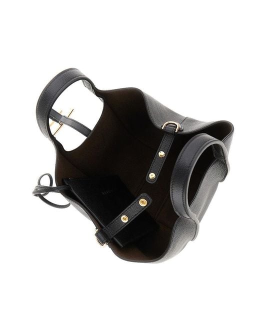 Tod's Black Mini 'T Timeless' Shopping Bag
