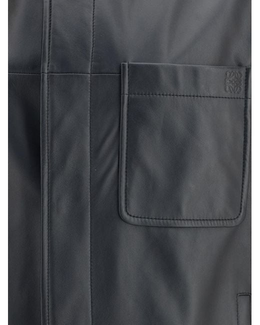Loewe Gray Overshirt Jacket for men