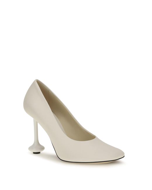 Loewe White Toy Goat Leather Sandals