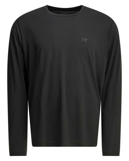 Arc'teryx Black Cormac Crew-Neck T-Shirt for men