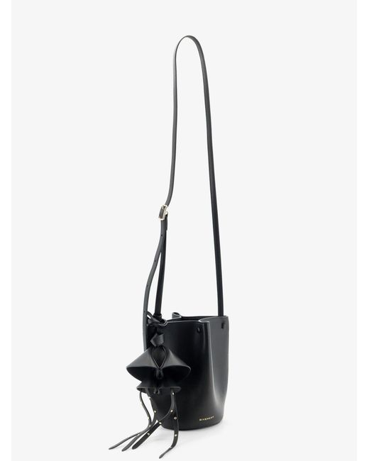 Givenchy White Nano Snap Leather Crossbody Bag
