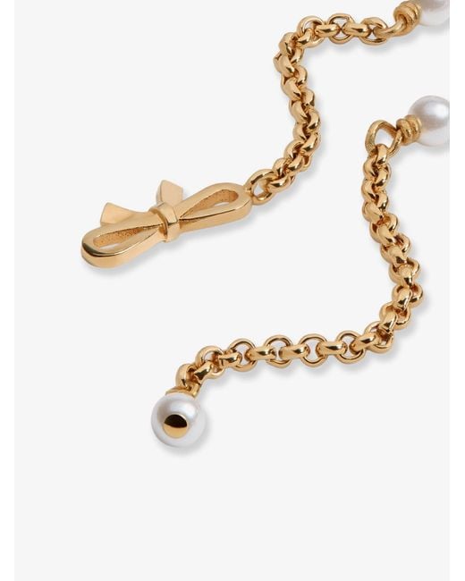 Dior White Dior Brass Earrings