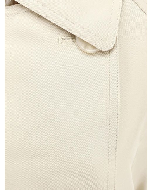 Frankie Shop Natural Veyron Double-Breasted Blazer