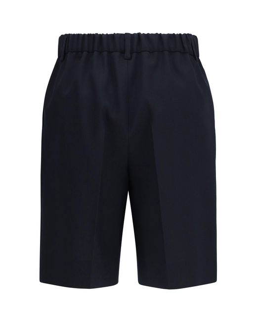 Gucci Blue Wool Shorts