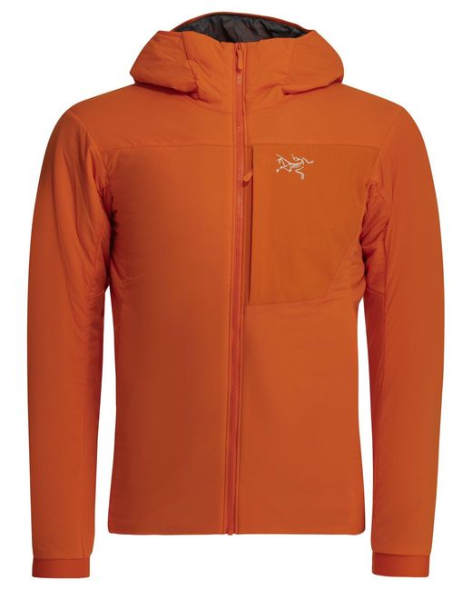 Arc'teryx Orange "Proton Lt" Technical Jacket for men