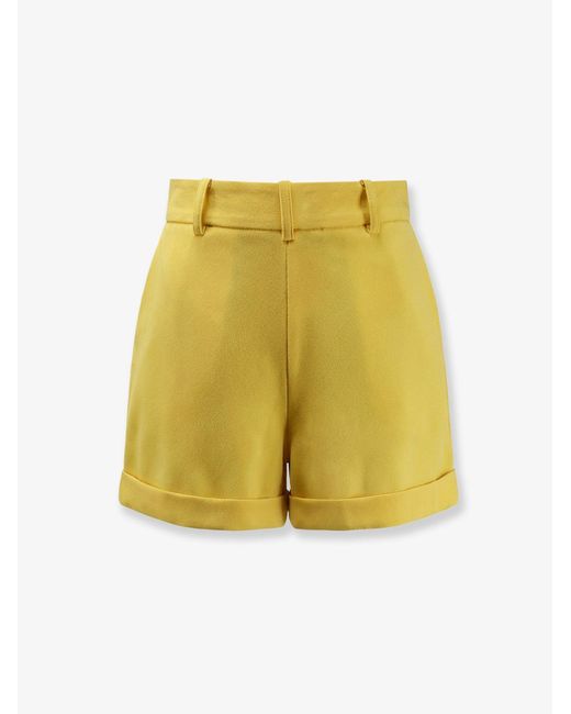 Elisabetta Franchi Yellow Events Shorts