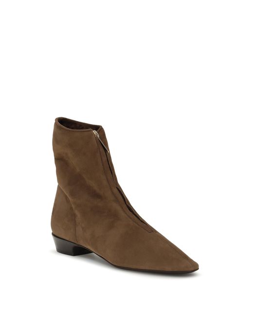 Herbert Levine Brown Ankle Boots Easy Does It Suede