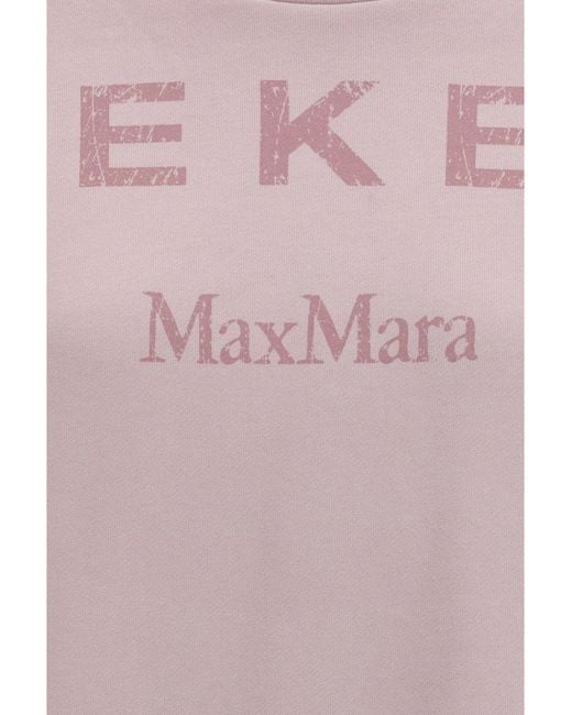 Weekend by Maxmara Pink Crewneck Sweatshirt