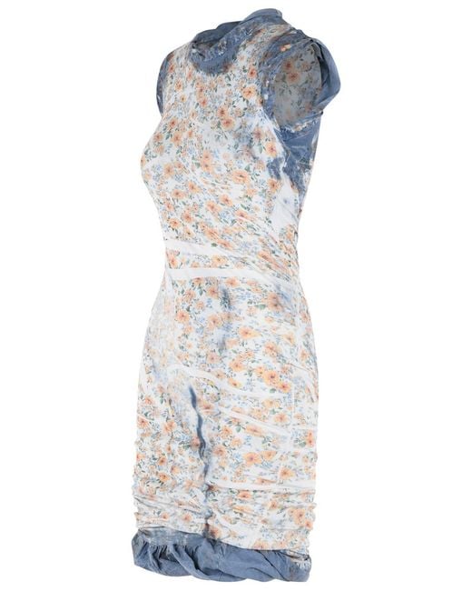 DIESEL Blue 'D-Ayana' Stretch Cotton Dress