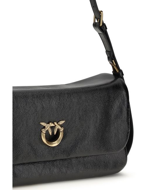 Pinko Black Shoulder Bag Love Click Soft