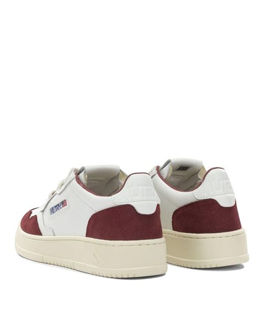 Autry White Medalist Low Sneakers