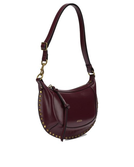 Isabel Marant Purple "Oskan Moon" Small Shoulder Bag