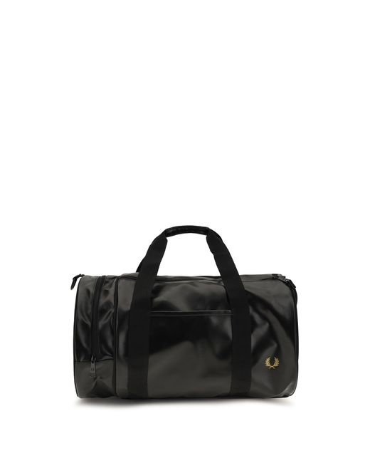 Men's Black Barrel Duffle Bag