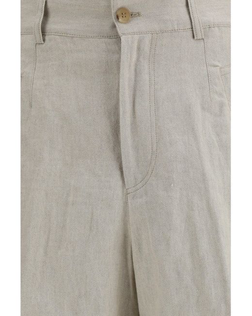 Dries Van Noten Gray Pants for men
