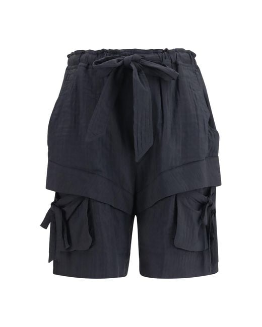Isabel Marant Blue Marant Etoile Viscose And Cotton Shorts
