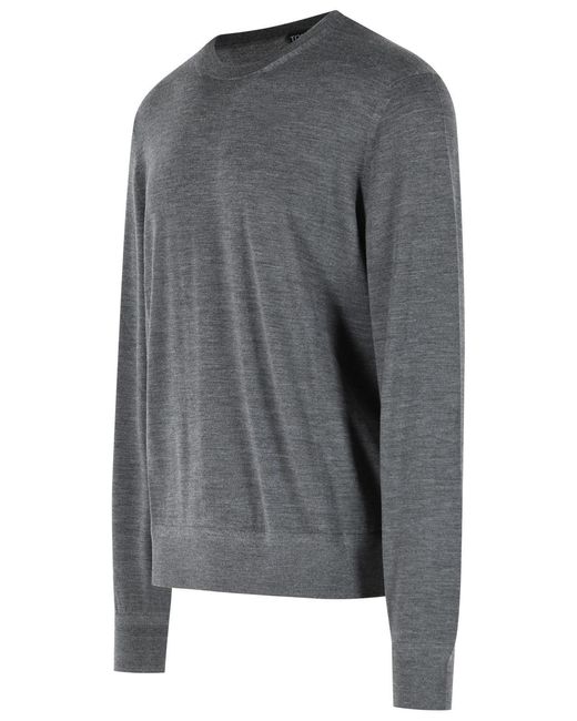 Tom Ford Gray Wool Sweater for men