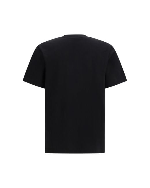 Casablanca Black Tennis Club Monde Perdu Print T-Shirt for men