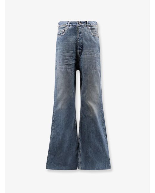 Rick Owens Blue Denim Jeans for men