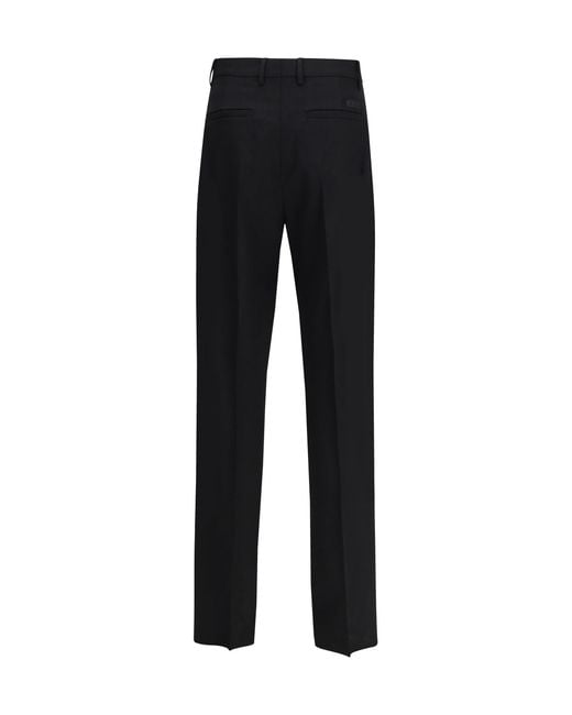 Versace Black Formal Wool Pants for men