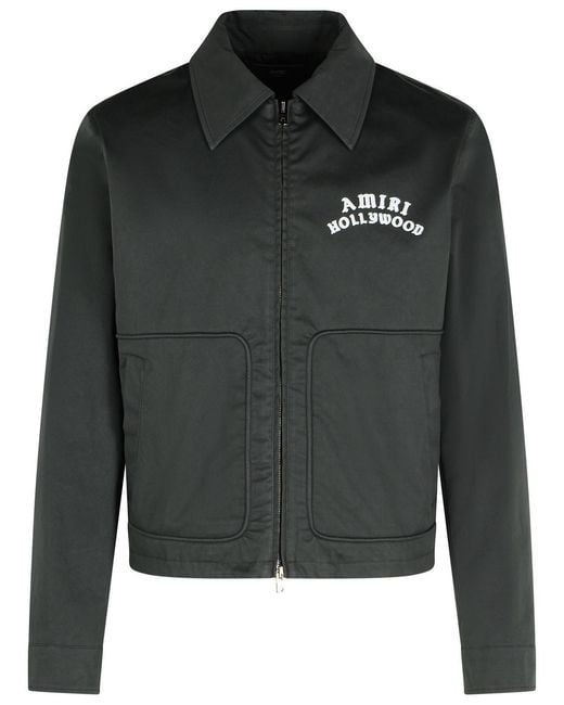 Amiri Black 'Hollywood' Cotton Jacket for men