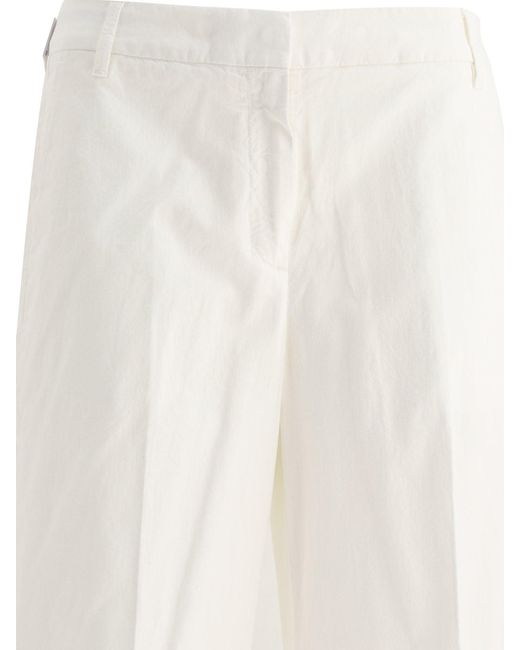 Jacob Cohen White Selena Trousers