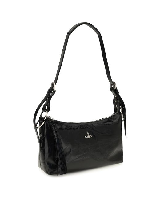 Vivienne Westwood Black Emma Shoulder Bag