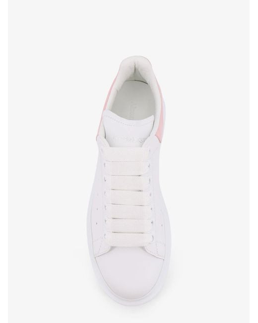 McQueen White Sneakers Pelle