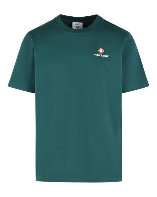 Casablanca Green Classic Sport Type Polo Shirt for men