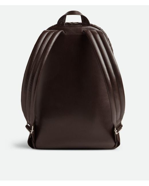 Bottega Veneta Black Intrecciato Backpack for men