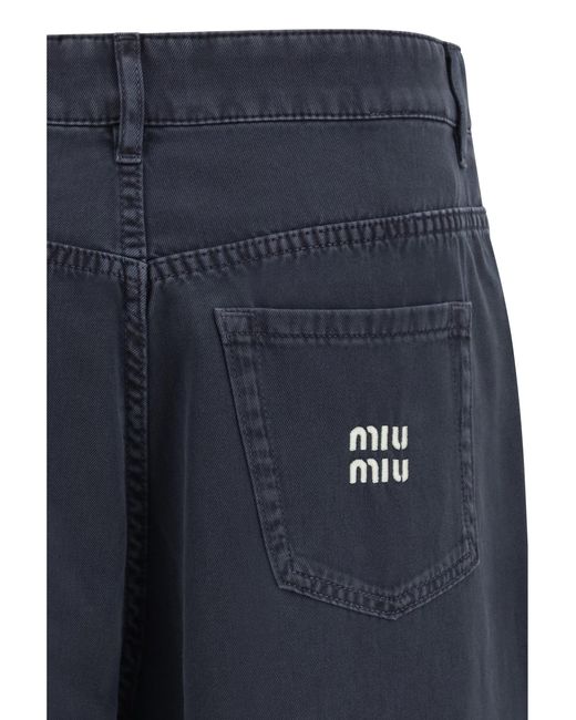 Miu Miu Blue Flare Jeans