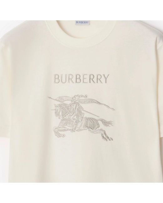 Burberry Natural Cotton T-Shirt for men