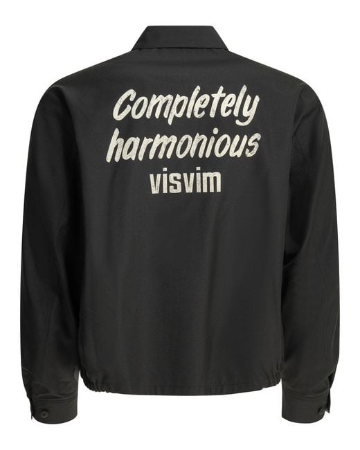 Visvim Black Somer Swing Overshirt Jacket for men