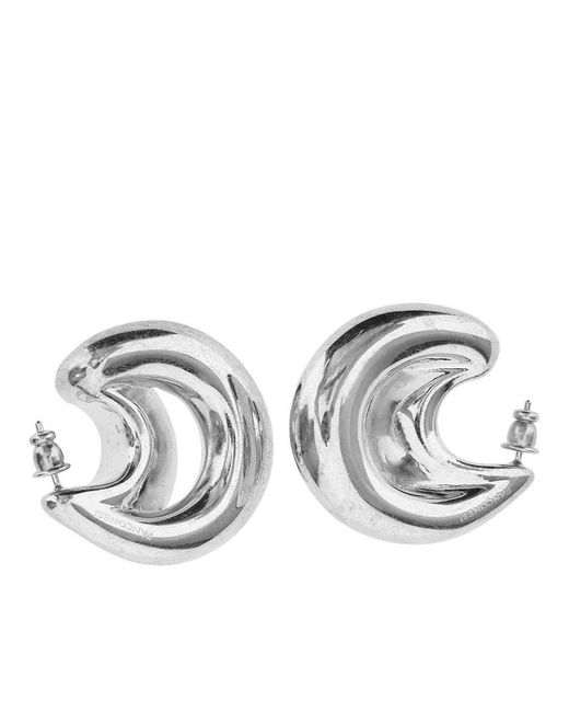 Panconesi Metallic Double Blow Up Earrings