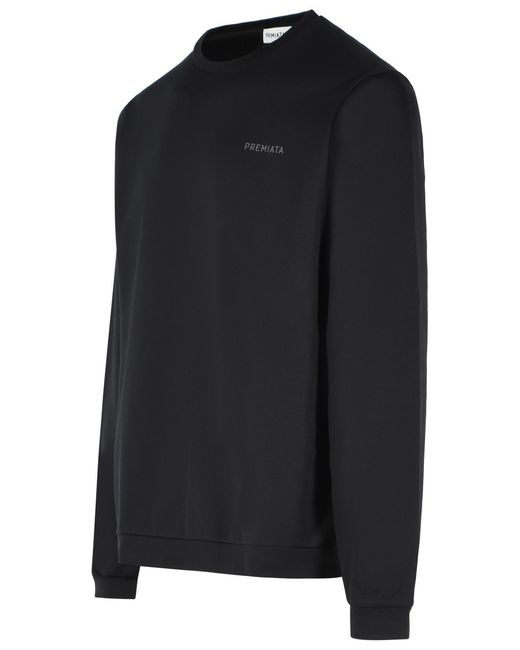 Premiata Black Cotton Sweatshirt for men