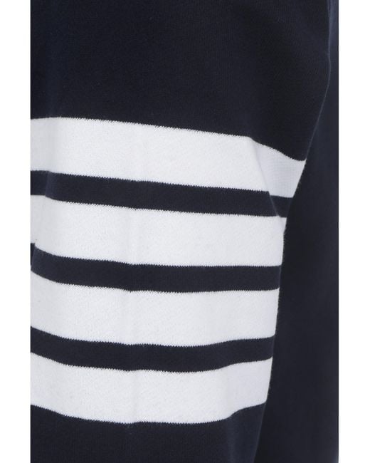 Thom Browne Blue Hoodie for men