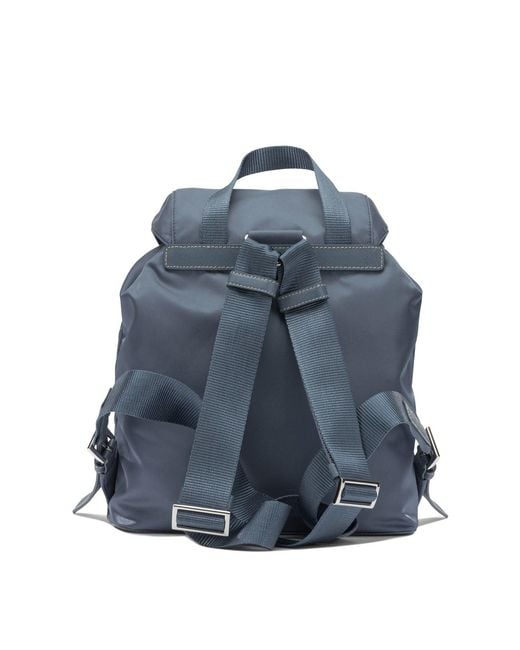 Prada Blue Recycled Polyamide Backpack