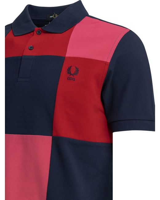 Comme des Garçons X Fred Perry Button-Down Polo Shirt for men
