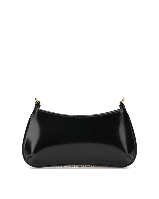 Jacquemus Black Le Petit Bisou Chaine Small Calf Leather Shoulder Bag