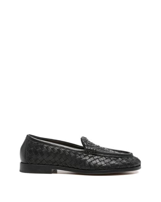 Bottega Veneta Black "Silenzio" Loafers