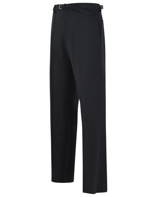 Dries Van Noten Blue 'Preston' Wool Pants for men