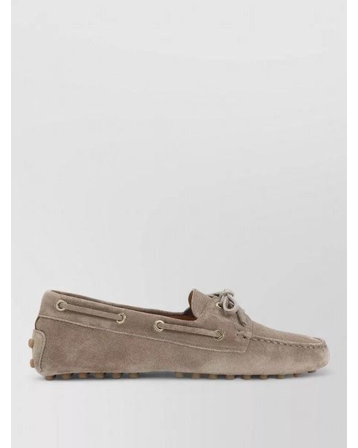 Tod's Brown Calfskin Loafers