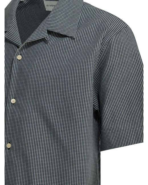 Givenchy Gray Casual Shirt With Logo for men