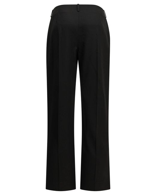 Khaite Black "Grenare" Tailored Pants