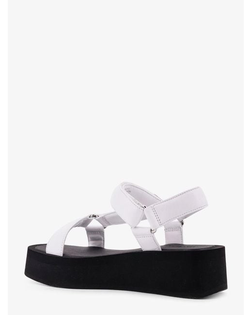 Tory Burch White 50Mm Platform Sandals