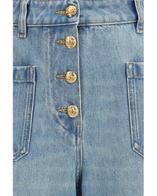 Valentino Blue Cotton Jeans